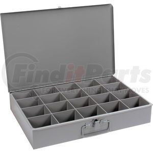 111-95 by DURHAM - Durham Steel Scoop Compartment Box 111-95 - 20 Compartments 18 x 12 x 3