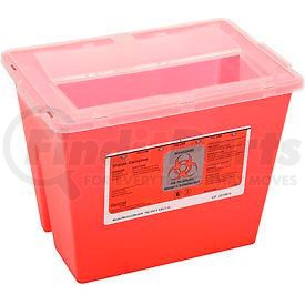 7352 by IMPACT PRODUCTS - 2-Gallon Multi-Purpose Sharps Container, 11-5/8"W x 7-3/4"D x 8-5/8"H, Red