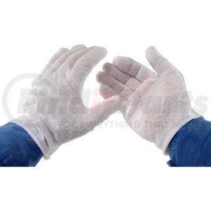 97-500 by PIP INDUSTRIES - PIP 97-500 Light Weight Inspection Gloves, Unhemmed, Cotton, Men's, 1-Dozen