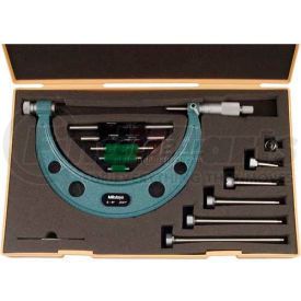 104-137 by MITUTOYO - Mitutoyo 104-137 0-6" 12 Piece  Interchangeable Anvil Mechanical Micrometer