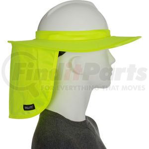 12640 by ERGODYNE - Ergodyne&#174; Chill-Its&#174; 6660 Hard Hat Brim with Shade, Lime, One Size