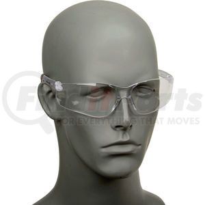 BK110 by MCR SAFETY - MCR Safety BK110 Crews BearKat Safety Glasses, Clear Frame, Clear Lens, Anti-Scratch