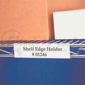 WR1256 by AIGNER INDEX INC - Wire Shelving Label Holder, 6" x 1-5/16", Clear (25 pcs/pkg)