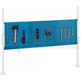 318864BL by GLOBAL INDUSTRIAL - Global Industrial&#153; Panel Kit for 60"W Workbench - 18"W and 36"W Pegboards, Mounting Rail -Blue