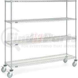 168217 by GLOBAL INDUSTRIAL - Nexel&#174; Chrome Wire Shelf Truck 72x18x69 1200 Pound Capacity