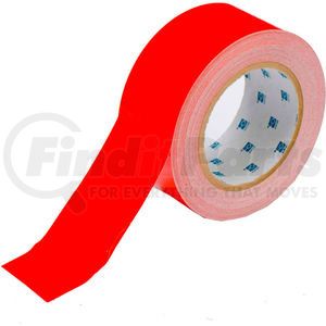 104313 by BRADY - Brady&#174; 104313 ToughStripe Floor Marking Tape, Polyester, 2"W X 100'L, Red