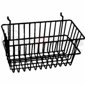 BSK17/B by ECONOCO - 12"W X 6"D X 6"H Narrow Basket - Semi-Gloss Black