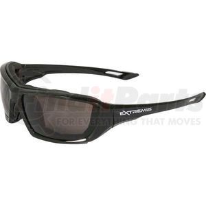 XT1-21 by RADIANS - Radians&#174; XT1-21 Extremis&#153; Foam Lined Frame Safety Glasses, Smoke A/F Lens, Black Frame