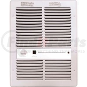 H3317T2SRPW by TPI - TPI Fan Forced Wall Heater With Summer Fan Switch H3317T2SRPW - 4800W 240V White