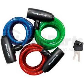 8127TRI by MASTER LOCK - Master Lock&#174; No. 8127TRI Cable Lock 3-Pack Keyed Alike 6'L Keyed Cable Bike lock