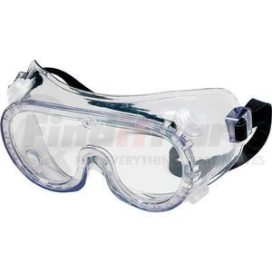 2235R by MCR SAFETY - MCR Safety 2235R Chemical Splash Safety Goggles, Indirect Vent, Rubber Strap, Clear AF Lens