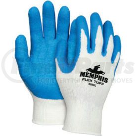 9680L by MCR SAFETY - Premium Latex Coated String Gloves, Memphis Glove 9680L, 1-Pair