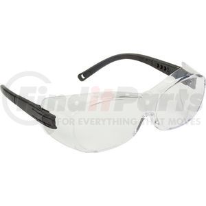 S3510STJ by PYRAMEX SAFETY GLASSES - Ots&#174; Eyewear Clear Anti-Fog Lens , Black Temples