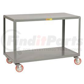 IP-3060-2BRK by LITTLE GIANT - Little Giant&#174; Mobile Table, 2 Shelves, 30"Wx60"L, 1000 Lbs. Cap.