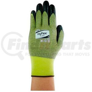 205747 by ANSELL - HyFlex® Cut Resistant Gloves, Ansell 11-510, Black Nitrile Palm Coat, Size 10, 1 Pair