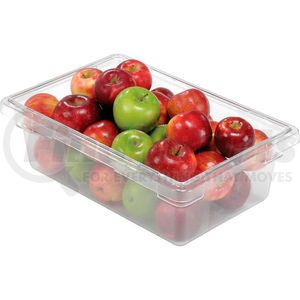 FG330900CLR by RUBBERMAID - Rubbermaid 3309-00 Clear Plastic Box 3.5 Gallon 18 x12 x 6