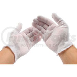 97-501H by PIP INDUSTRIES - PIP 97-501H Inspection Gloves, Premium, Lightweight, Cotton, Hemmed, Ladies, 1-Dozen
