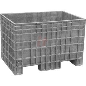 BF4229280051000 by AKRO MILS - Buckhorn BF4229280051000 - 42x29x28 Agricultural Bulk Container-FDA Compliant Light Gray