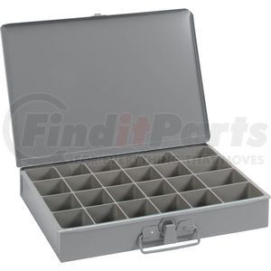 202-95 by DURHAM - Durham Steel Scoop Compartment Box 202-95 - 24 Compartment, 13-3/8x9-1/4x2
