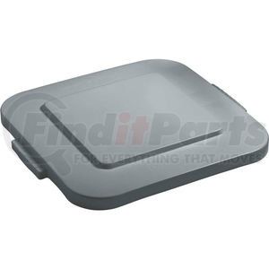 FG353900GRAY by RUBBERMAID - Flat Lid For 40 Gallon Square Rubbermaid Brute Waste Receptacles - Gray