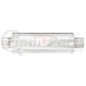 10426 by MAGNAFLOW EXHAUST PRODUCT - Straight-Through Performance Muffler; 2.5in. Center/Center;  4x18x4 Body