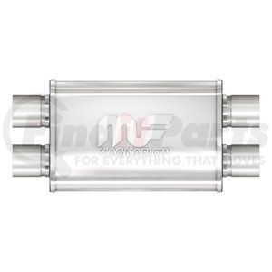 11385 by MAGNAFLOW EXHAUST PRODUCT - Straight-Through Performance Muffler; 2.25in. Dual/Dual; 4x14x9 Body