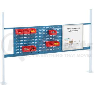 319171BL by GLOBAL INDUSTRIAL - Global Industrial&#153; Panel Kit for 72"W Workbench, 18"W Whiteboard & 36"W Louver, Mounting Rai BL