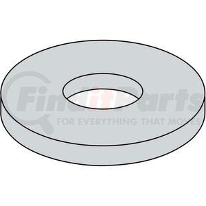740086 by BRIGHTON-BEST - Fender Washer - M6 x 18 x 1.6 - Grade A - Steel - Zinc CR+3 - DIN 9021B - Pkg of 300 - BBI 740086