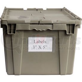 BB-35 by AIGNER INDEX INC - Aigner Bin Buddy BB-35 Adhesive Label Holder (Side Insert) 3" x 5" for Totes, Price per Pack of 25