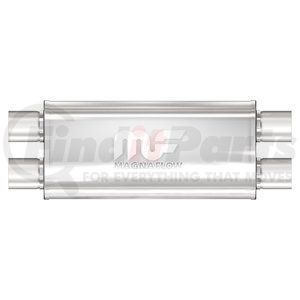 12468 by MAGNAFLOW EXHAUST PRODUCT - Straight-Through Performance Muffler; 2.5in. Dual/Dual;  5x18x8 Body