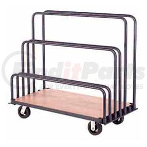 652214 by GLOBAL INDUSTRIAL - Global Industrial&#8482; Adjustable Mobile Sheet Rack 48"L x 24"W x 36"H