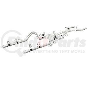 15815 by MAGNAFLOW EXHAUST PRODUCT - Street Series Stainless Crossmember-Back System