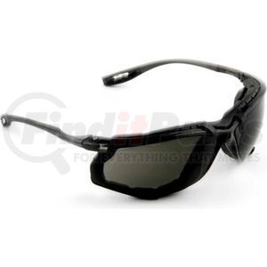 7000128260 by 3M - 3M™ Virtua™ Protective Eyewear with Foam Gasket, Black Frame, Gray Lens