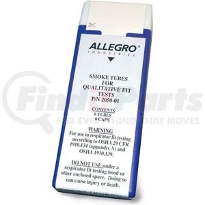 2050-01 by ALLEGRO INDUSTRIES - Allegro 2050-01 Replacement Smoke Tubes, 6/Box