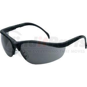 KD112 by MCR SAFETY - MCR Safety&#174; Klondike&#174; KD112 Safety Glasses KD1, MatteBlack Finish Frame, Gray Lens