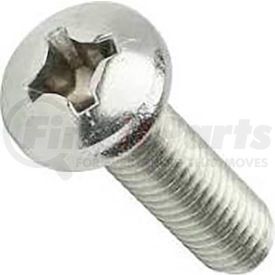 CNC08045 by TITAN FASTENERS - M8 X 1.25 x 45mm Machine Screw - Phillips Pan Head - Class 4.8 - Steel - Zinc - 50 Pk