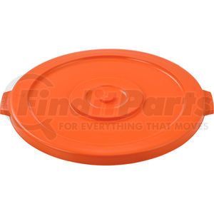 240463BOR by GLOBAL INDUSTRIAL - Global Industrial&#153; Plastic Trash Can Lid - 44 Gallon Bright Orange