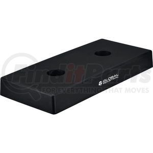 B53970 by GLOBAL INDUSTRIAL - Global Industrial Specialty Molded Dock Bumper, 18"L x 8"W x 2"H