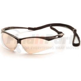 SB6380SP by PYRAMEX SAFETY GLASSES - Pmxtreme&#8482; Eyewear Io Mirror Lens , Black Frame & Cord