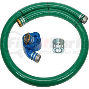 98128667 by APACHE - 4" Trash Pump Hose Kits w/ Aluminum Couplings and Fittings