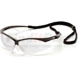 SB6310STP by PYRAMEX SAFETY GLASSES - Pmxtreme&#8482; Eyewear Clear Anti-Fog Lens , Black Frame & Cord