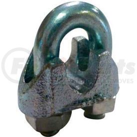 MWRC187P6 by ADVANTAGE SALES & SUPPLY - Advantage Malleable Steel Zinc Plated Wire Rope Clip MWRC187P6 - 3/16" Diameter - Pack of 6