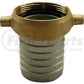 43077252 by APACHE - Apache 43077252 3" Aluminum Female Short Shank Coupling w/ Brass Nut