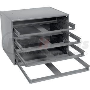 303-95 by DURHAM - Durham Slide Rack 303-95 - For Large Compartment Storage Boxes - Fits Four Boxes