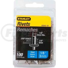 Stanley PSS42-1B Hand Rivet Gun Stanley PSS42-1B Steel Rivets 1/8" x 1/8", 100 Pack