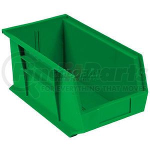 QUS265GN by QUANTUM STORAGE SYSTEMS - Plastic Stack & Hang Bin, 8-1/4"W x 18"D x 9"H, Green