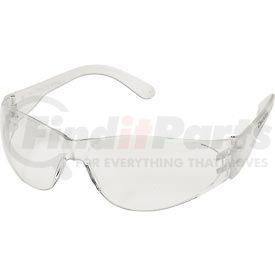 CL110 by MCR SAFETY - MCR Safety CL110 Crews Checklite Safety Glasses, Clear Lens, Clear Frame, Anti-Scratch