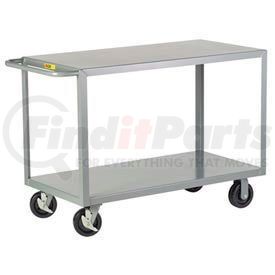 2G-2436-6PHBK by LITTLE GIANT - Little Giant&#174; Heavy Duty Shelf Truck, 2 Flush Shelves, 24"Wx36"L, 3600 Lbs. Cap.