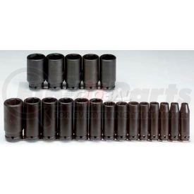 J74116 by PROTO - Proto J74116 1/2" Drive 19 Piece Deep Impact Socket Set - 6 Point