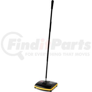 FG421288BLA by RUBBERMAID - Rubbermaid Mechanical Floor And Carpet Sweeper, 6-1/2" Cleaning Width